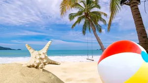 Serene Ocean Scene Wallpaper