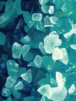 Serene Pastel Blue Green Gradient Wallpaper Wallpaper