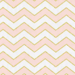 Serene Pink & Gold Bedroom Scene Wallpaper