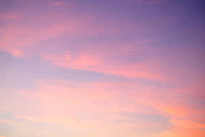 Serene Pink Sky Wallpaper