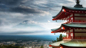 Serene Shinto Shrine In Japan Wallpaper