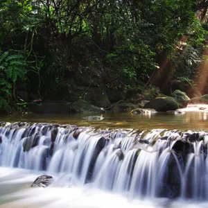 Serene Spring River In Nature's Lap Wallpaper
