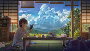 Serene_ Study_ Session Wallpaper