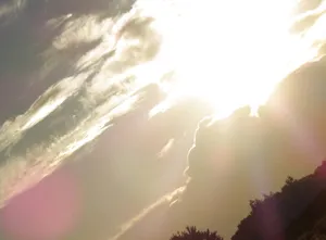 Serene Sunset Hues Painting The Sky Wallpaper