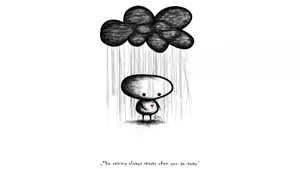 Serene Sunset With A 