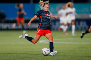 Serene Tropical Landscape At Sunset Wallpaper