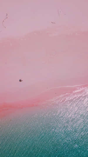 Serenity At Pink Beach, Bringing Tropical Bliss To Your Life Wallpaper