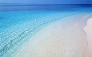 Serenity Blue Waters White Sand Beach.jpg Wallpaper