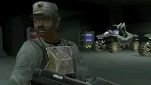 Sergeant Johnson In Action Wallpaper
