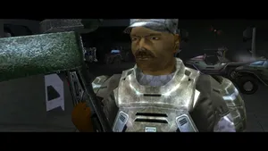 Sergeant Johnson In Action Wallpaper