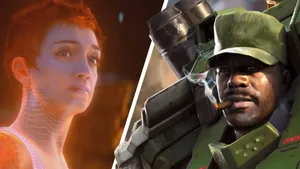 Sergeant Johnson In Action Wallpaper