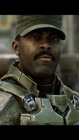 Sergeant Johnson In Action Wallpaper
