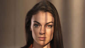 Serinda Swan Intense Gaze Wallpaper