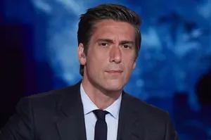 Serious Face Of David Muir Wallpaper
