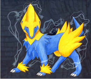 Serious Manectric Wallpaper