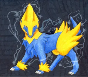 Serious Manectric Wallpaper