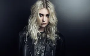 Serius Face Of The Singer Of The Pretty Reckless Band Wallpaper