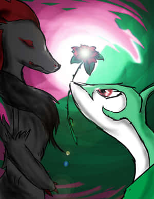 Serperior And Zoroark Wallpaper