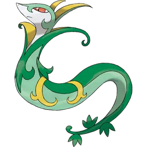 Serperior White Background Wallpaper