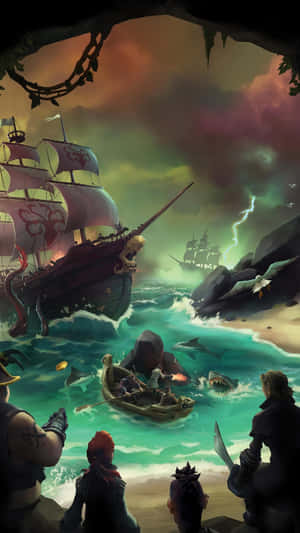 Set Sail With Sea Of Thieves Wallpaper