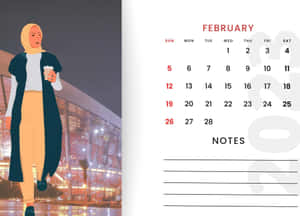 Set Your Goals For February With This Calendar Wallpaper