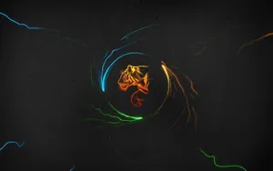 Set Your Style Apart With This Unique Tablet Featuring A Bold Tiger Art Design Wallpaper