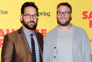 Seth Rogen - Talented Comedy Genius Wallpaper