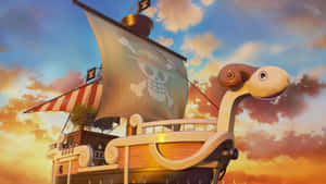 “setting Sail On Going Merry” Wallpaper