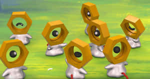 Several Meltan In The Wild Wallpaper
