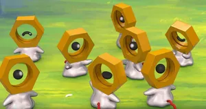 Several Meltan In The Wild Wallpaper