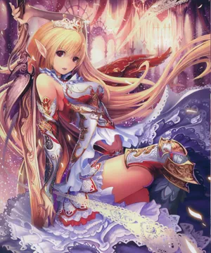 Sexy Anime Fantasy Warrior Wallpaper