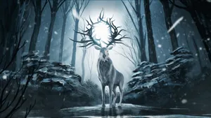 Shadow And Bone Magical Stag Wallpaper