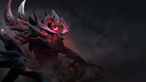 Shadow Fiend Dominating The Battlefield Wallpaper