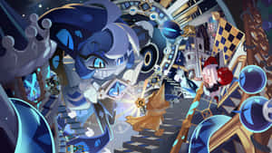 Shadow Milk Cookie Battle Wallpaper