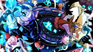 Shadow Milk Cookie Battle Wallpaper