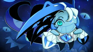 Shadow Milk Cookie Character Wallpaper