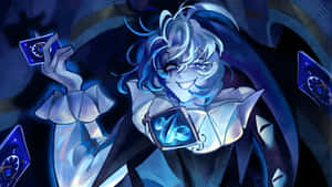 Shadow Milk Cookie Character Art Wallpaper