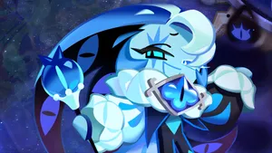 Shadow Milk Cookie Character Design Wallpaper