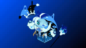 Shadow Milk Cookie Character Wallpaper