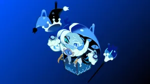 Shadow Milk Cookie Character Wallpaper