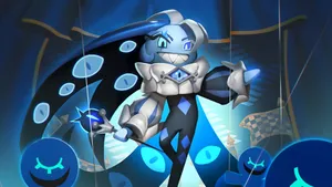 Shadow Milk Cookie Character Wallpaper