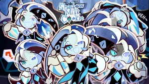 Shadow Milk Cookie Characters Wallpaper