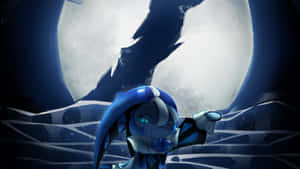 Shadow Milk Cookie Moonlit Scene Wallpaper