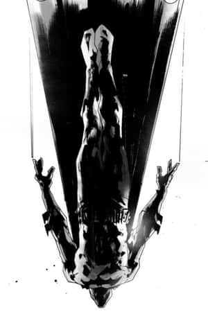 Shadow Of The Bat: A Mysterious Night Scene Wallpaper