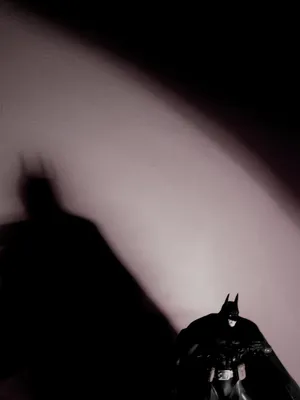 Shadow Of The Bat - Dark And Mysterious Batman Profile Wallpaper