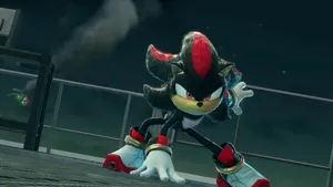 Shadow The Hedgehog Action Pose Wallpaper