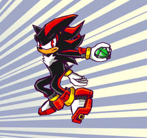 Shadow The Hedgehog With Chaos Emerald Wallpaper