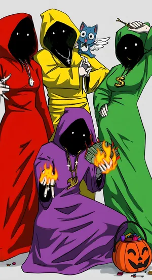 Shadow Wizard Money Gang Characters Wallpaper