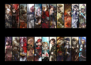 Shadowbringers_ Character_ Art_ Collage Wallpaper