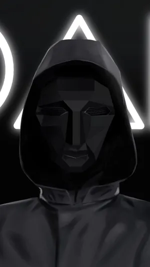 Shadowed Front Man Squid Game Pfp Wallpaper